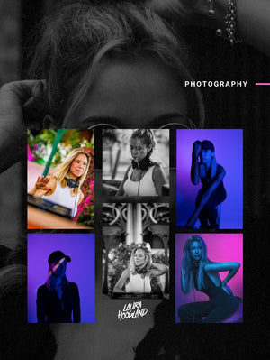 DJ PRESSKIT TEMPLATE Purple Theme
